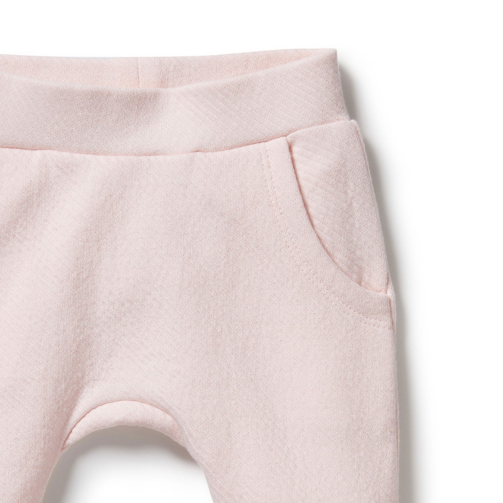 Organic Quilted Pant - Pink