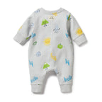 Organic Terry Growsuit - Hello