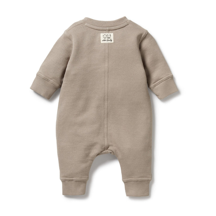 Wilson and Frenchy Organic Terry Growsuit - Stone