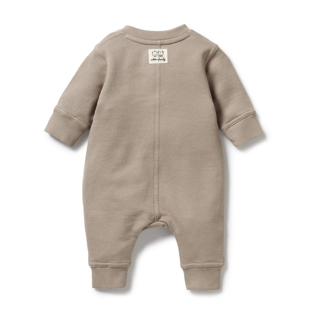 Organic Terry Growsuit - Stone