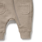 Organic Terry Growsuit - Stone