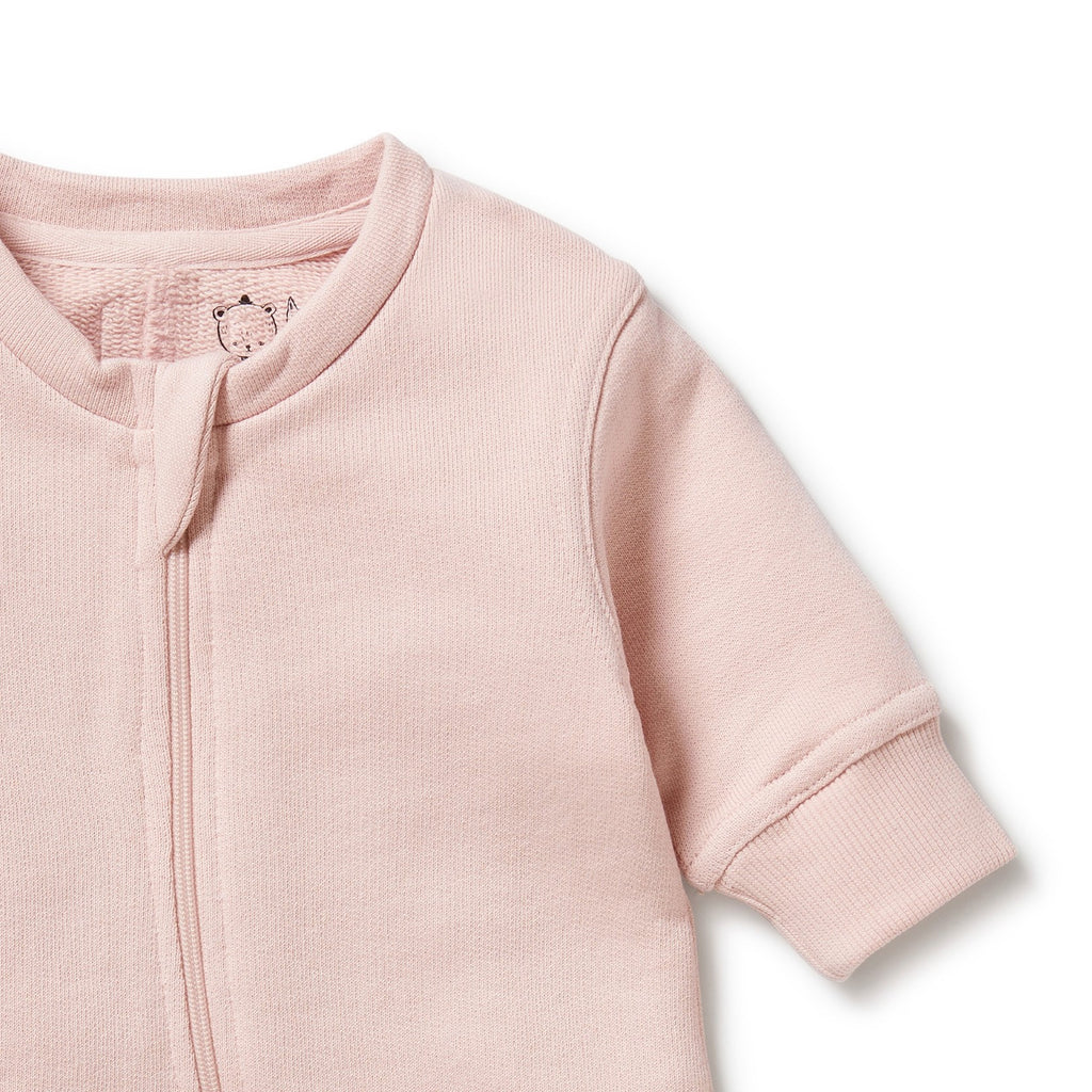 Organic Terry Growsuit - Rose