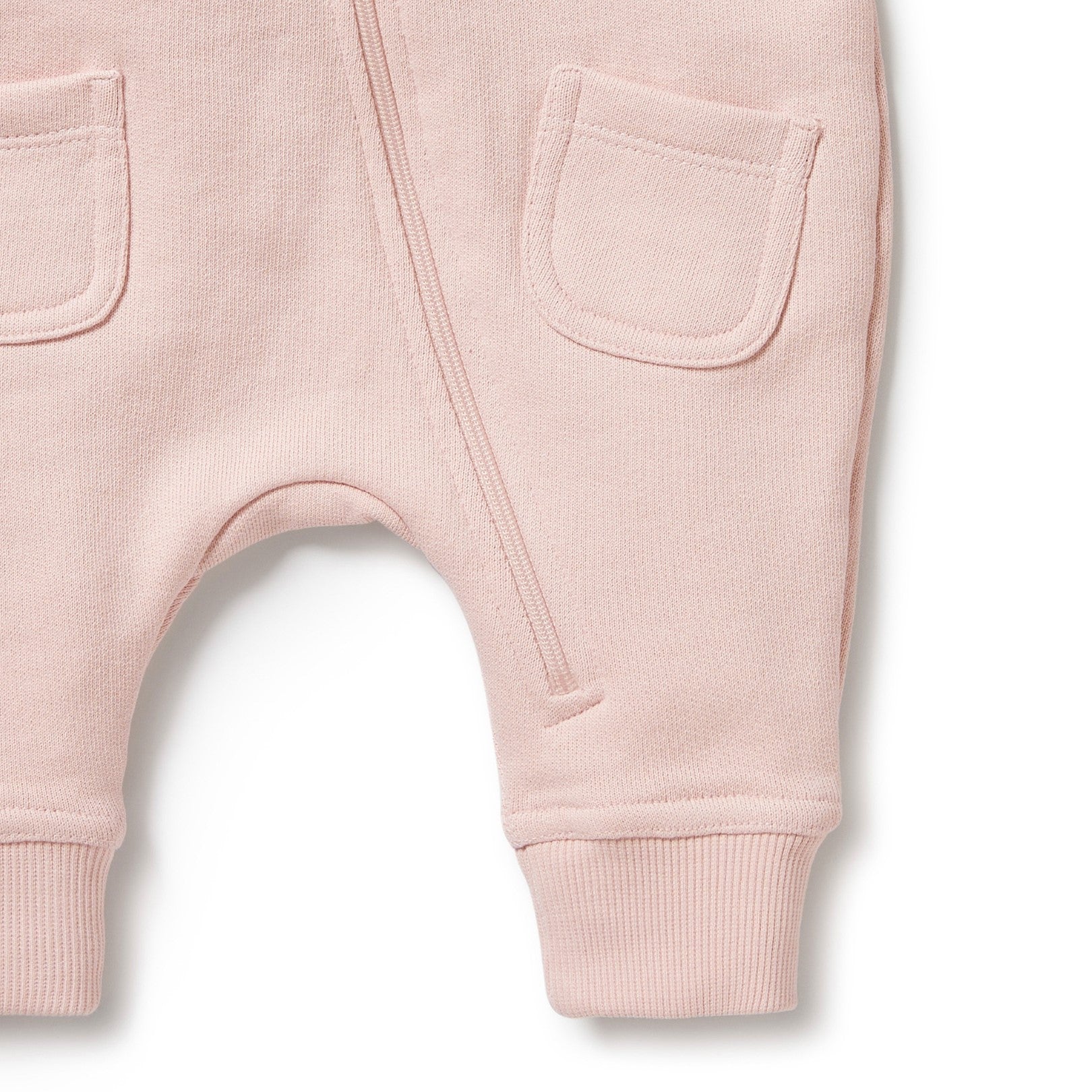 Organic Terry Growsuit - Rose