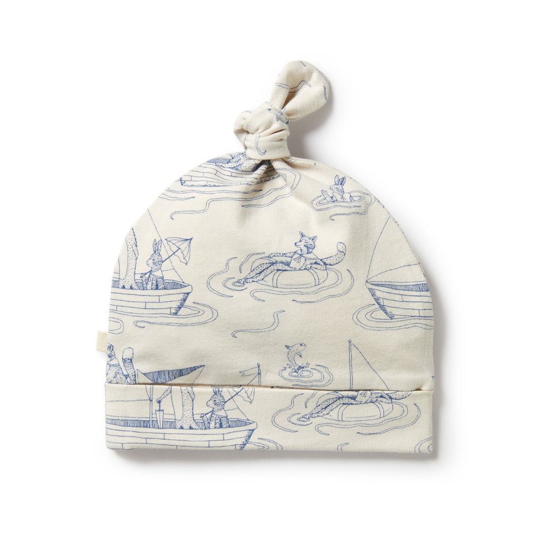 Wilson and Frenchy Organic Knot Hat - Sail Away