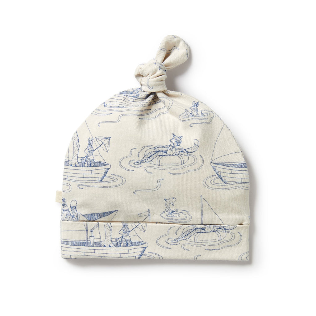Organic Knot Hat - Sail Away
