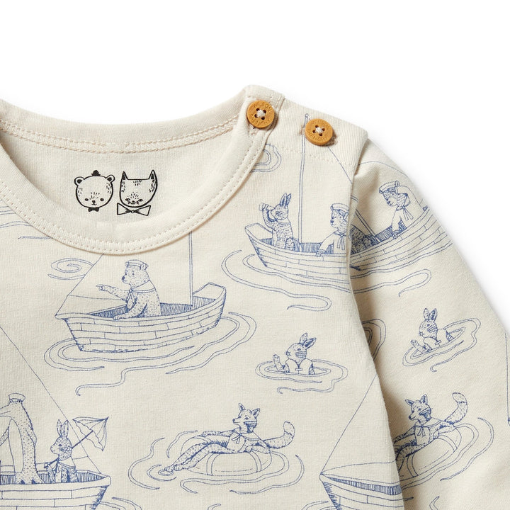 Wilson and Frenchy Organic Top - Sail Away