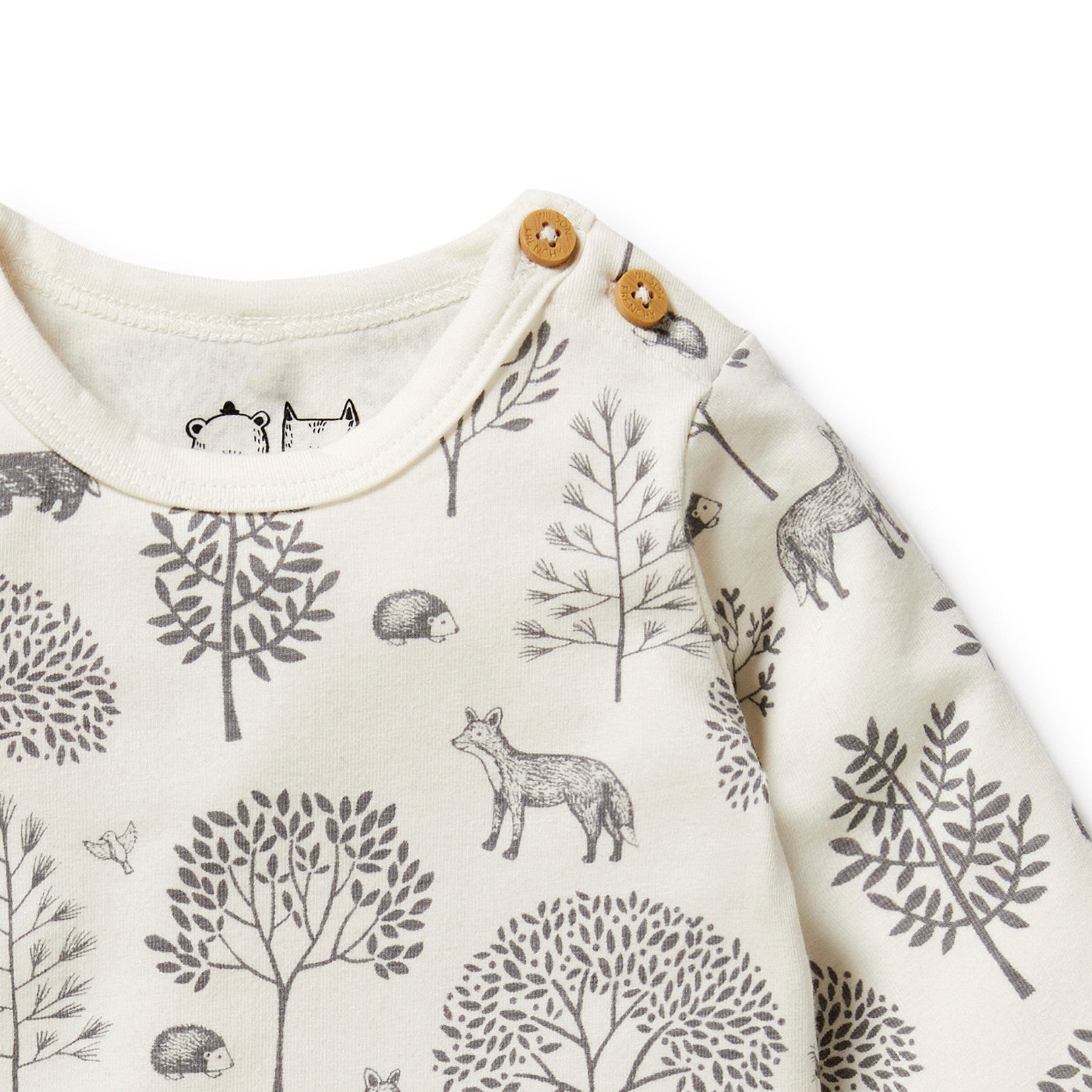 Organic Bodysuit - Woodland