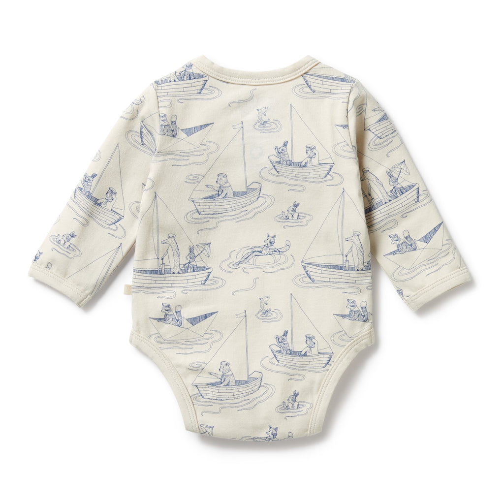 Organic Bodysuit - Sail Away
