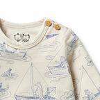 Organic Bodysuit - Sail Away