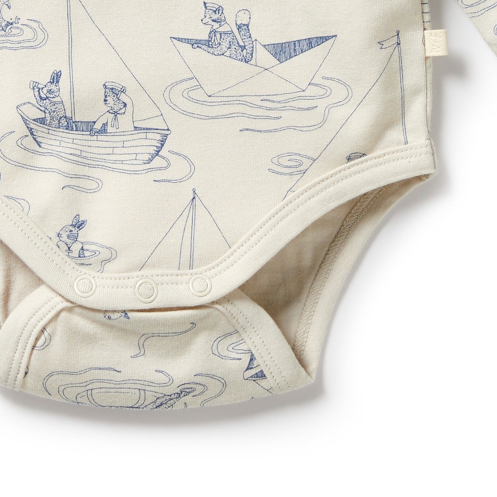 Organic Bodysuit - Sail Away