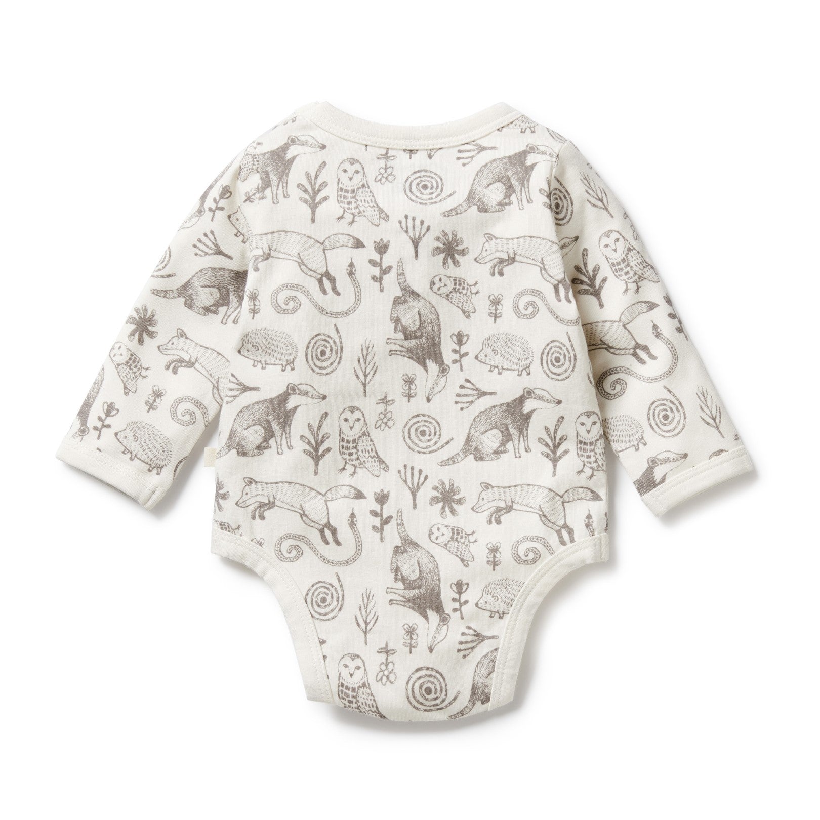 Organic Bodysuit - Tribal Woods