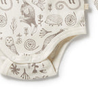 Organic Bodysuit - Tribal Woods