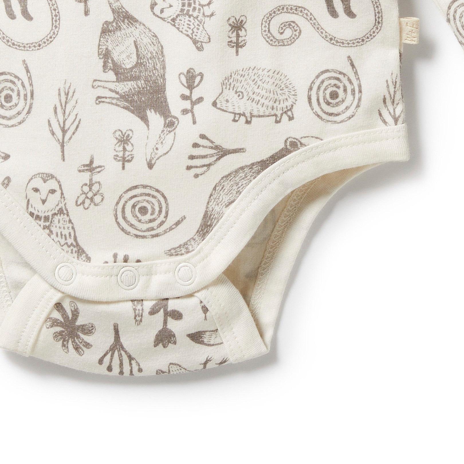 Organic Bodysuit - Tribal Woods