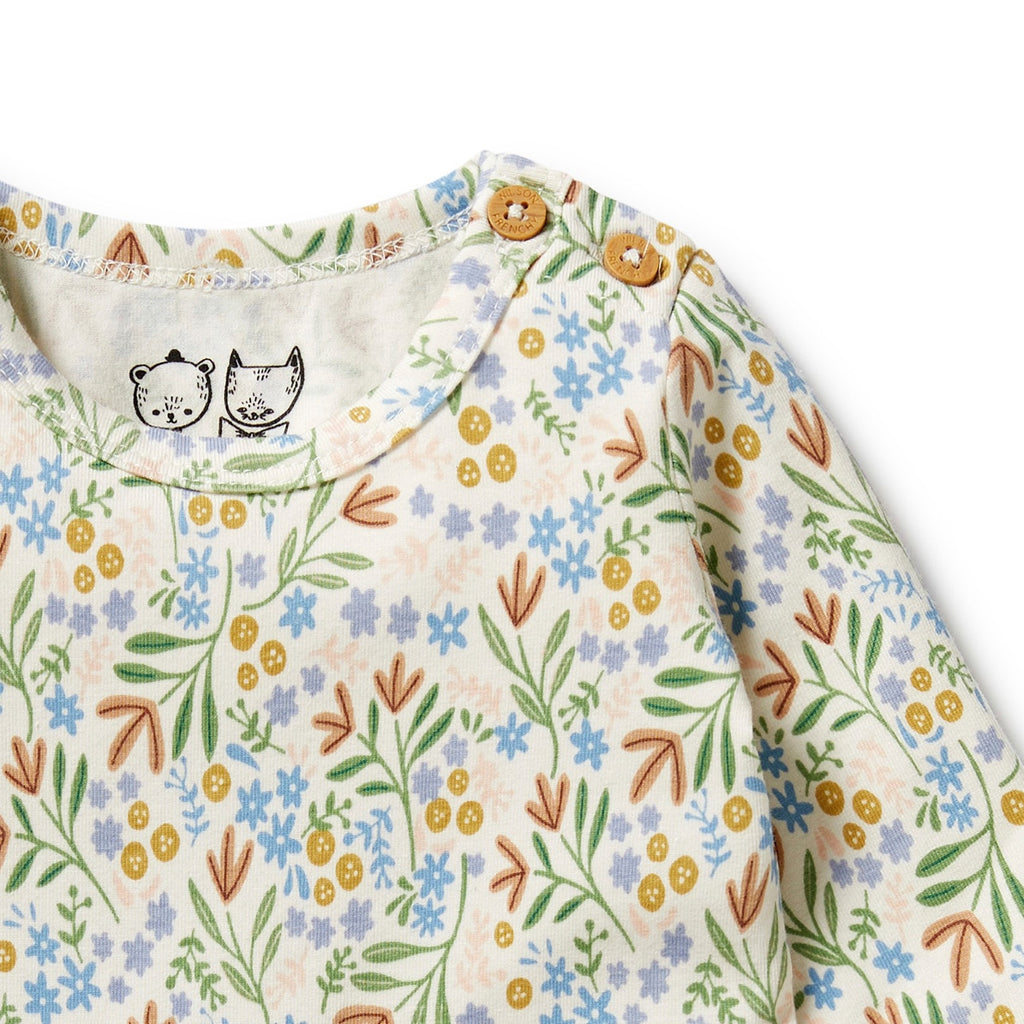 Organic Bodysuit - Tinker Floral