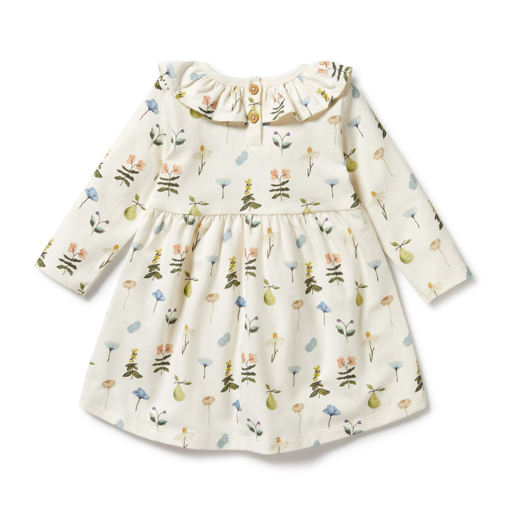 Organic Ruffle Dress - Petit Garden