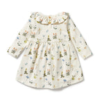 Organic Ruffle Dress - Petit Garden