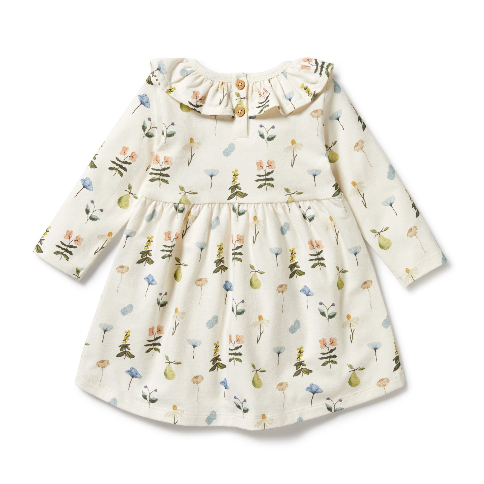 Organic Ruffle Dress - Petit Garden