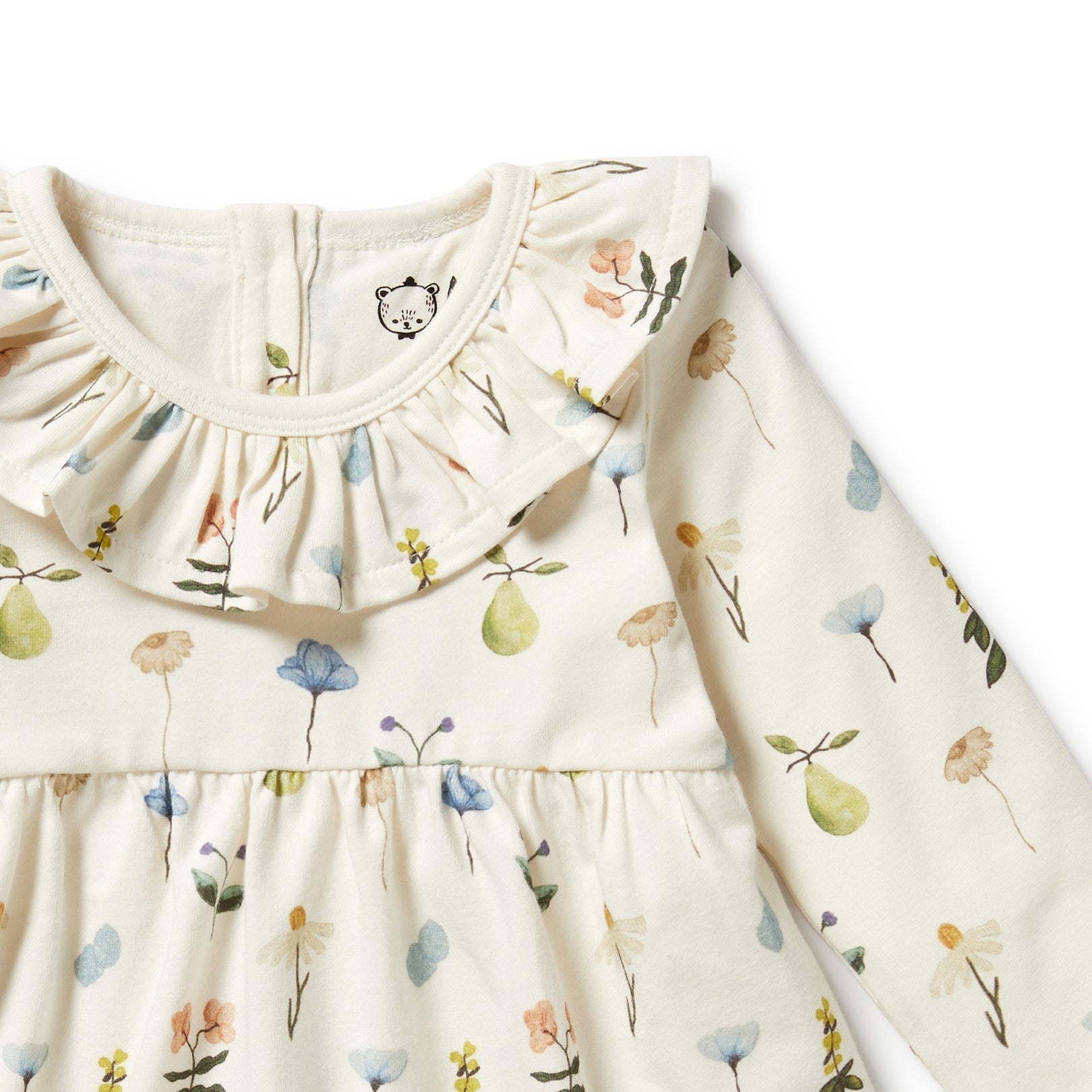 Organic Ruffle Dress - Petit Garden