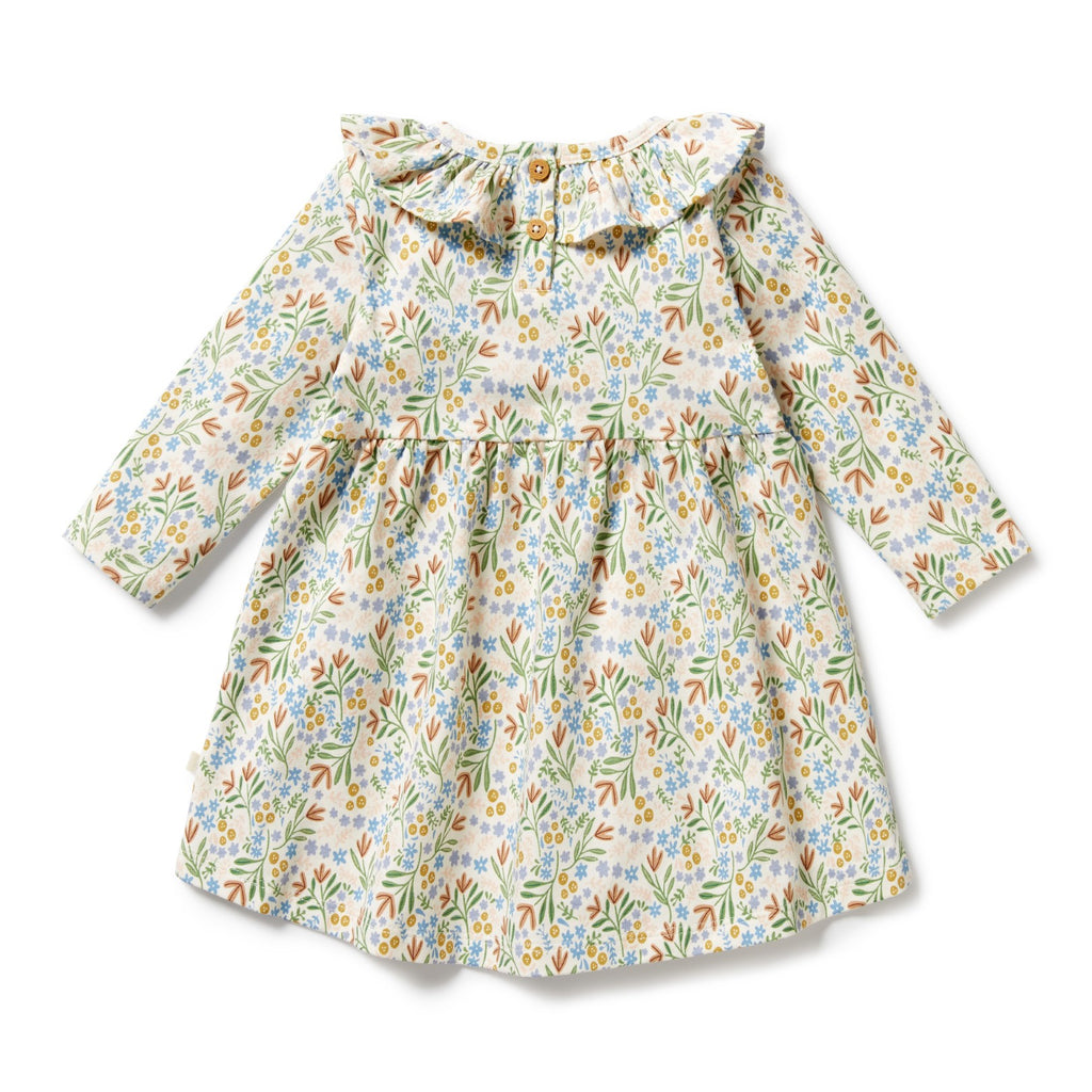 Organic Ruffle Dress - Tinker Floral