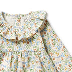 Organic Ruffle Dress - Tinker Floral