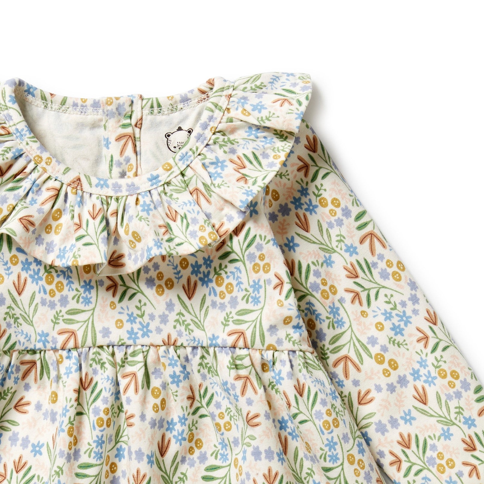 Organic Ruffle Dress - Tinker Floral