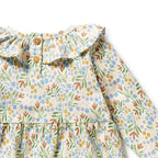 Organic Ruffle Dress - Tinker Floral