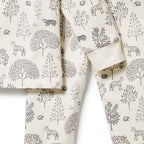Organic Long Sleeved Pyjamas - Woodland