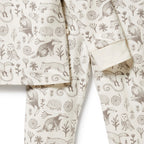 Organic Long Sleeved Pyjamas - Tribal Woods