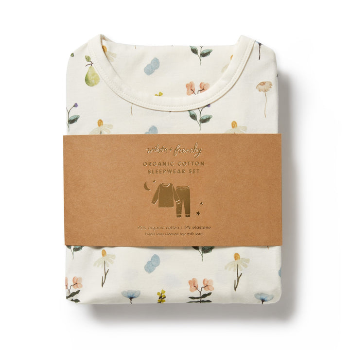 Wilson and Frenchy Organic Long Sleeved Pyjamas - Petit Garden