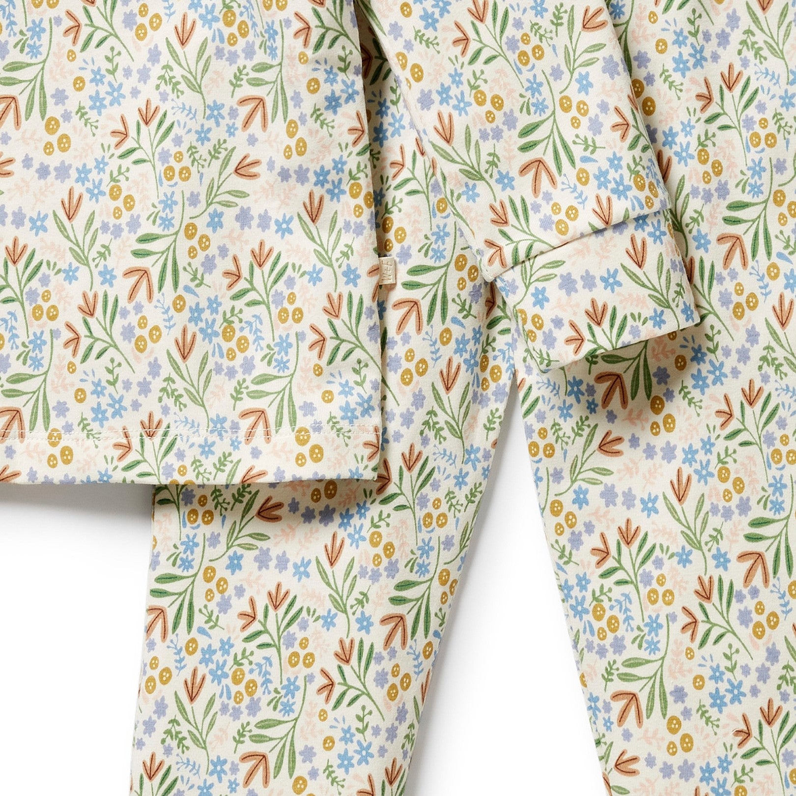 Organic Long Sleeved Pyjamas - Tinker Floral