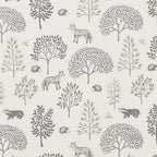 Organic Bassinet Sheet - Woodland