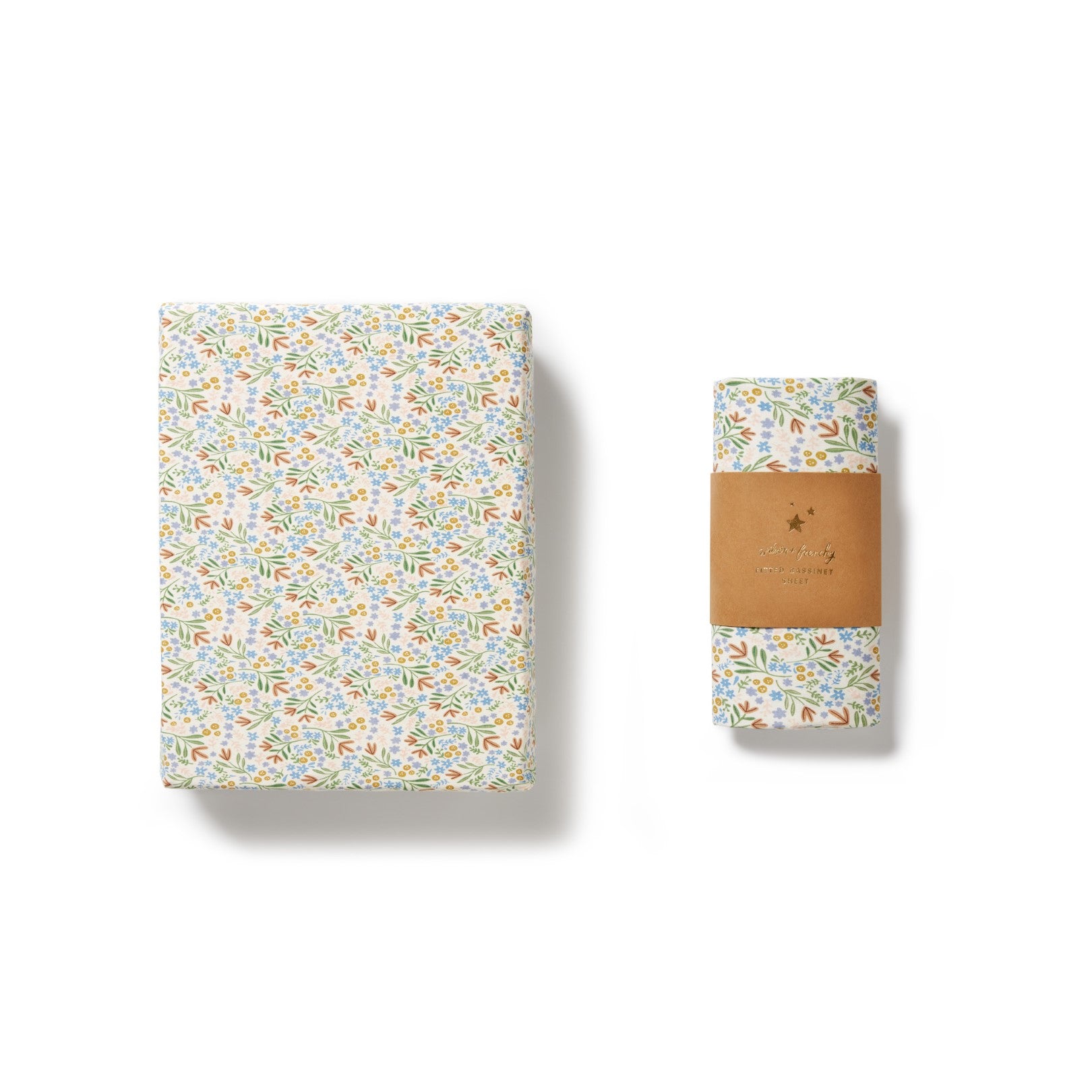 Organic Bassinet Sheet - Tinker Floral