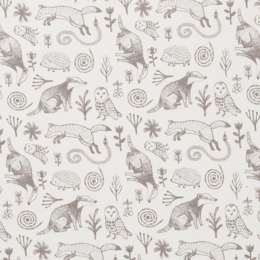 Wilson and Frenchy Organic Bassinet Sheet - Tribal Woods