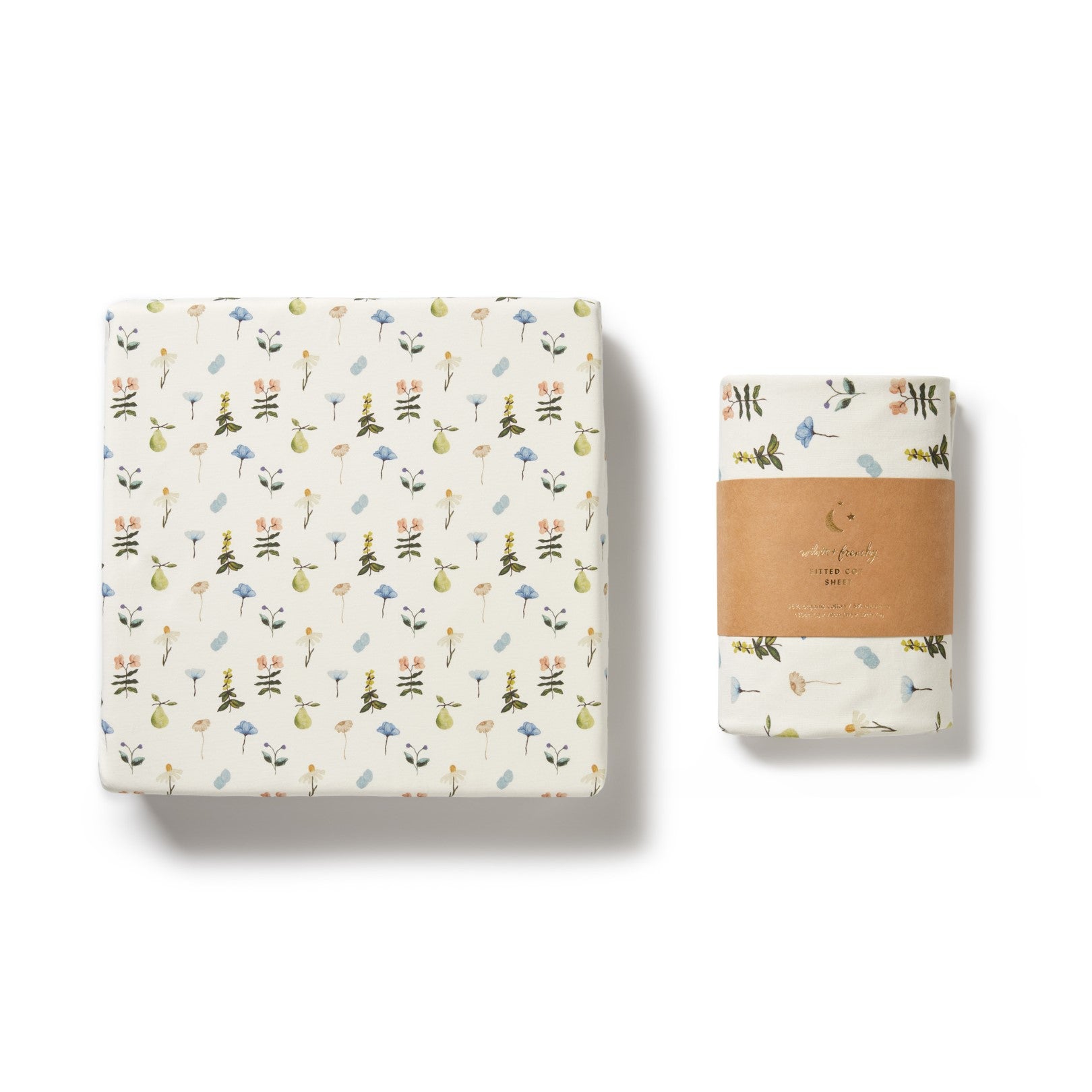 Organic Cot Sheet - Petit Garden