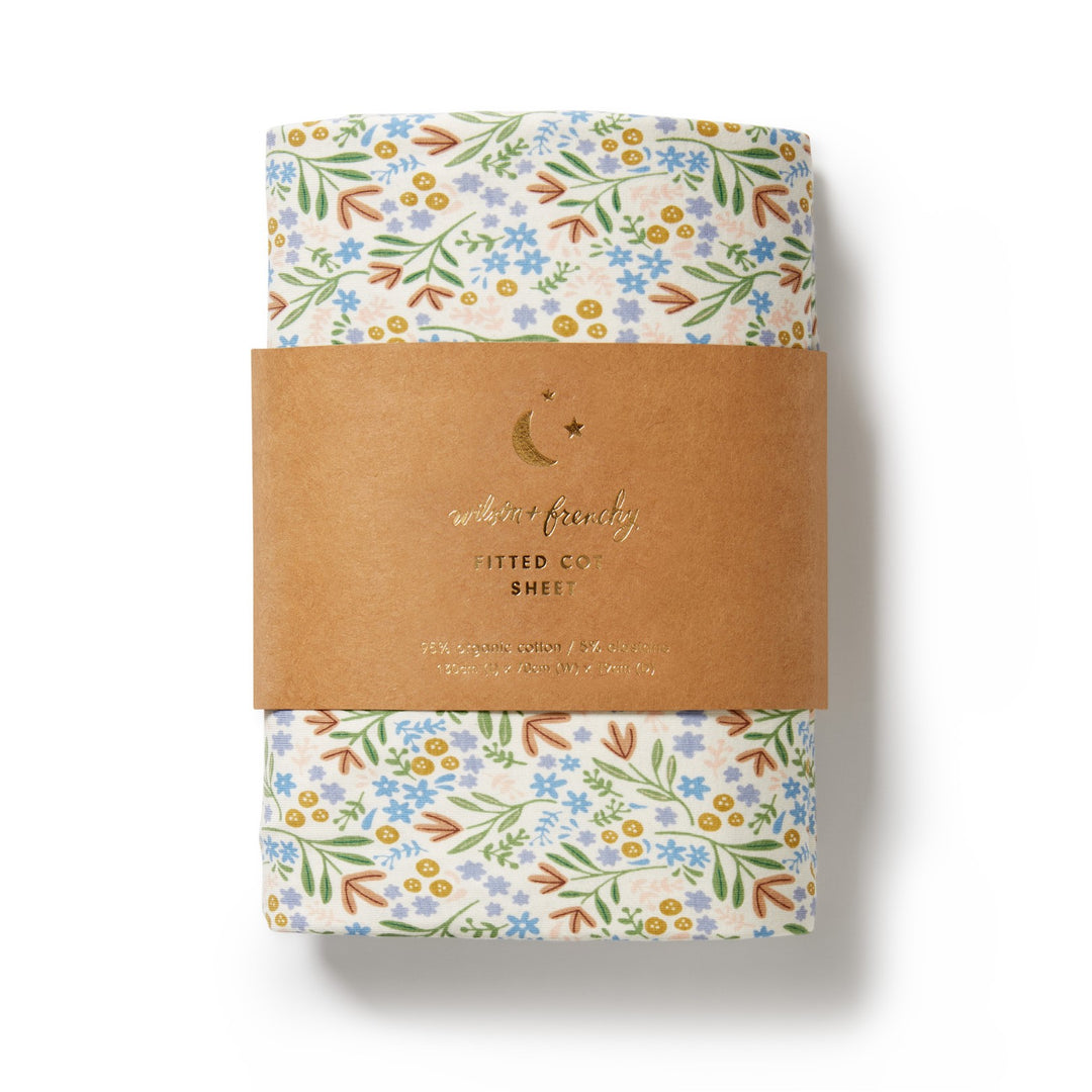 Wilson and Frenchy Organic Bassinet Sheet - Tinker Floral