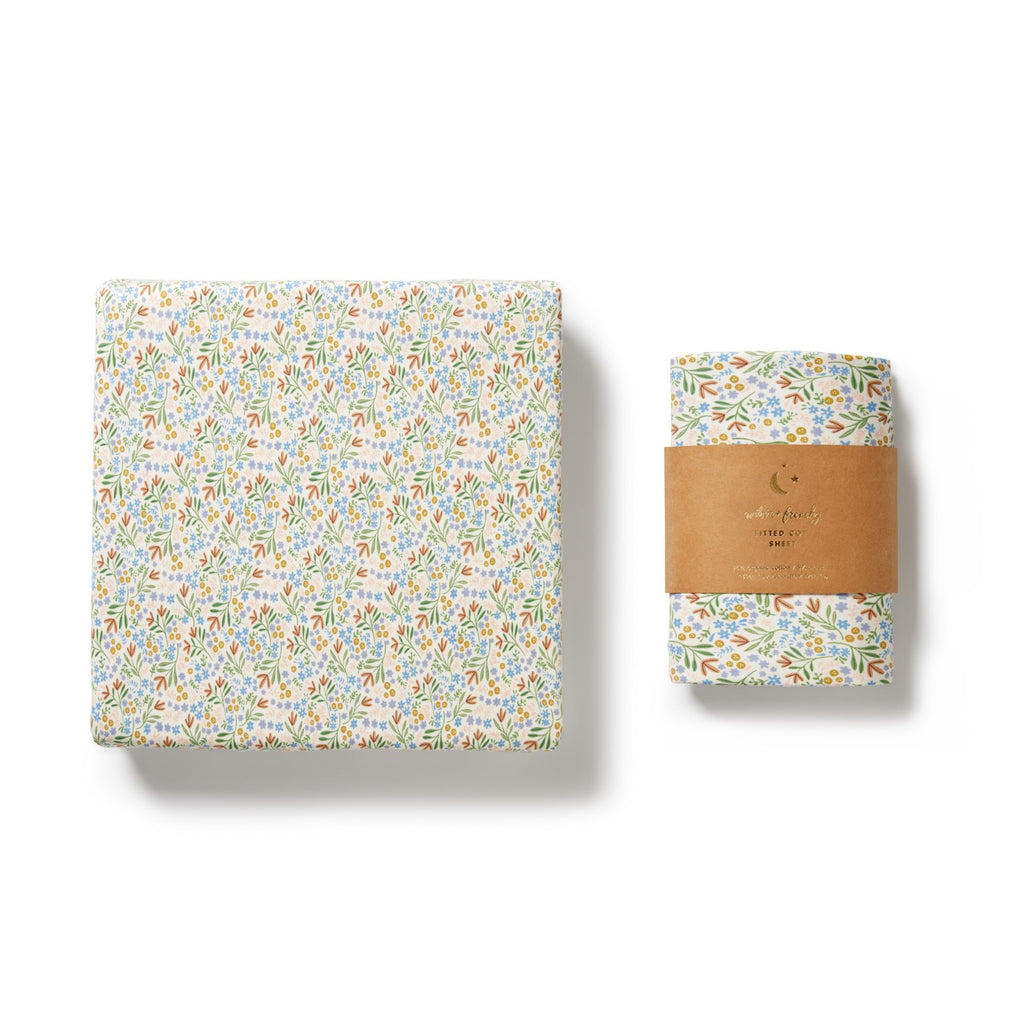 Organic Cot Sheet - Tinker Floral