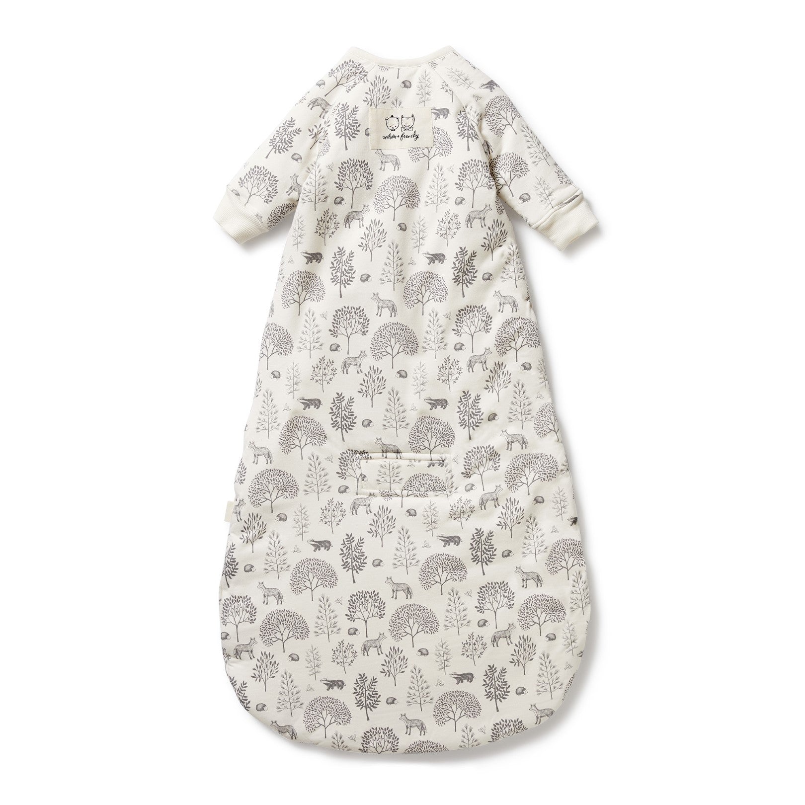 Organic Long Sleeved Sleeping Bag - Woodland
