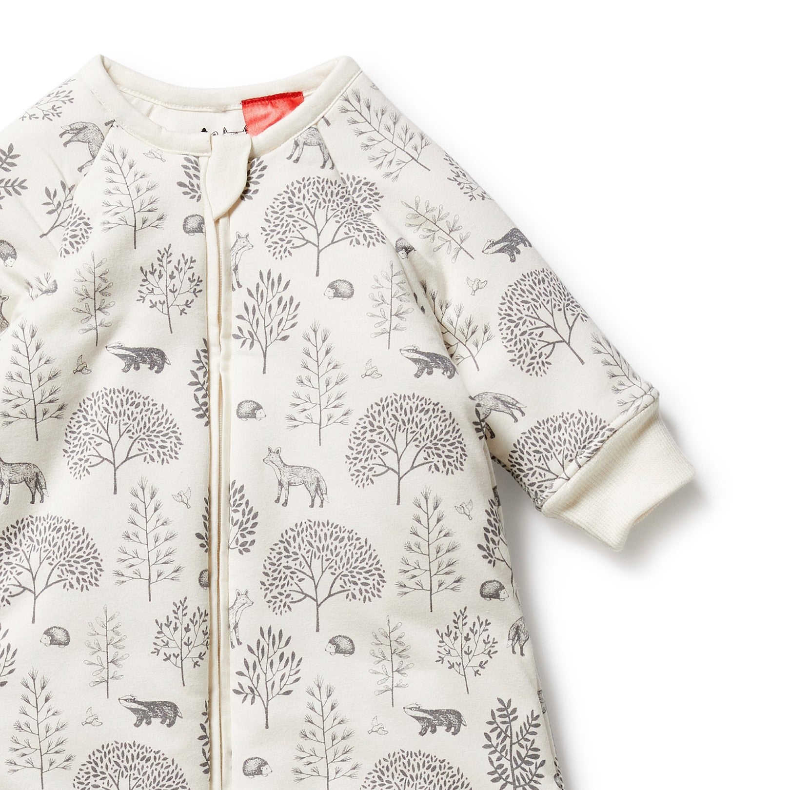 Organic Long Sleeved Sleeping Bag - Woodland