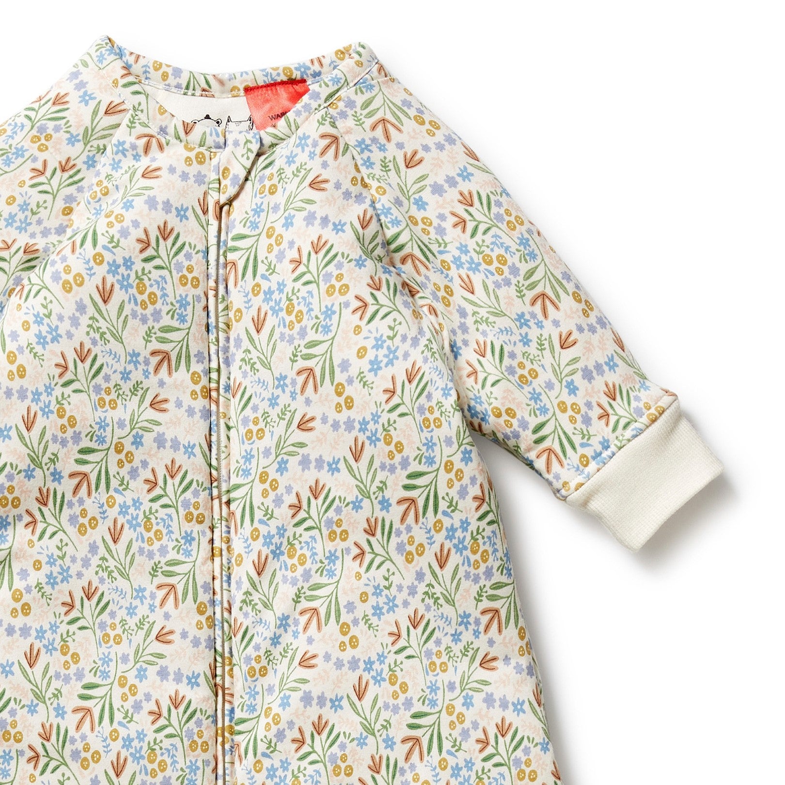 Organic Long Sleeved Sleeping Bag - Tinker Floral