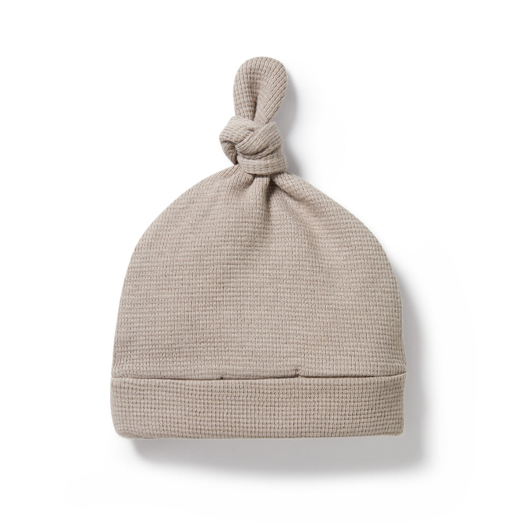 Wilson and Frenchy Organic Waffle Knot Hat - Mushroom