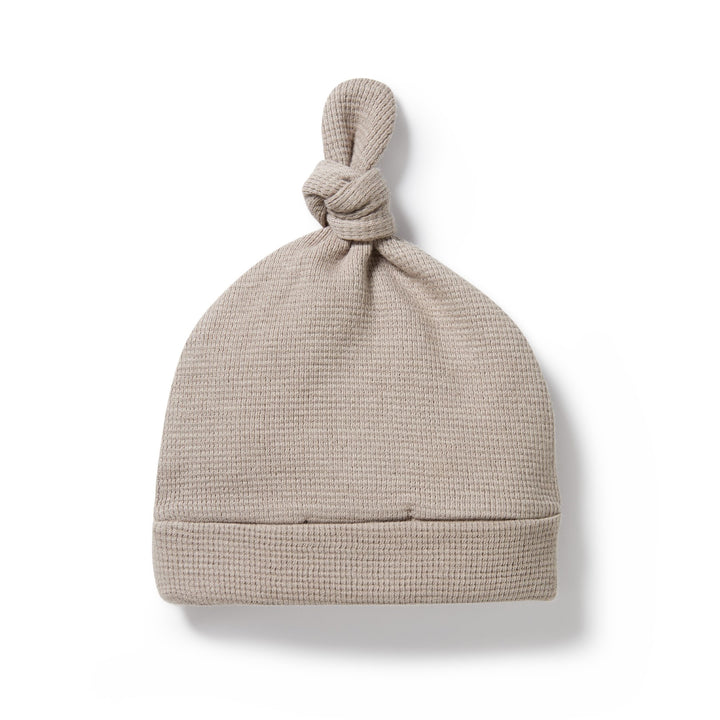 Wilson and Frenchy Organic Waffle Knot Hat - Mushroom