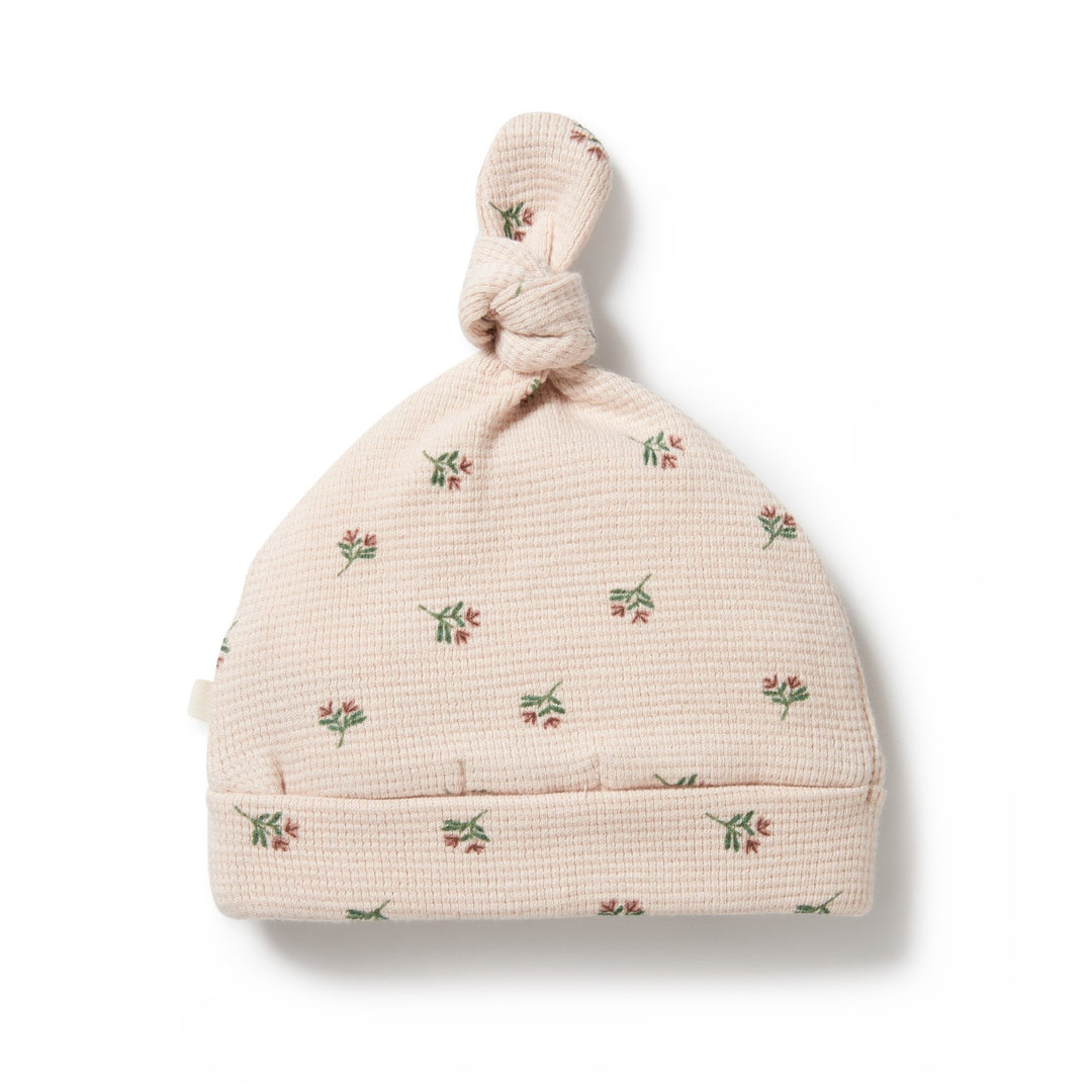 Wilson and Frenchy Organic Waffle Knot Hat - Emily Floral