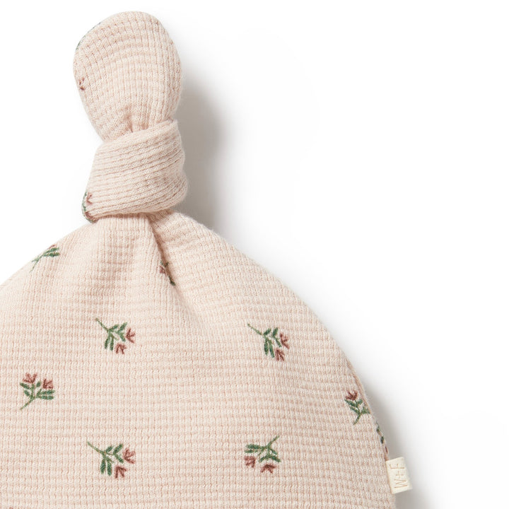 Wilson and Frenchy Organic Waffle Knot Hat - Emily Floral