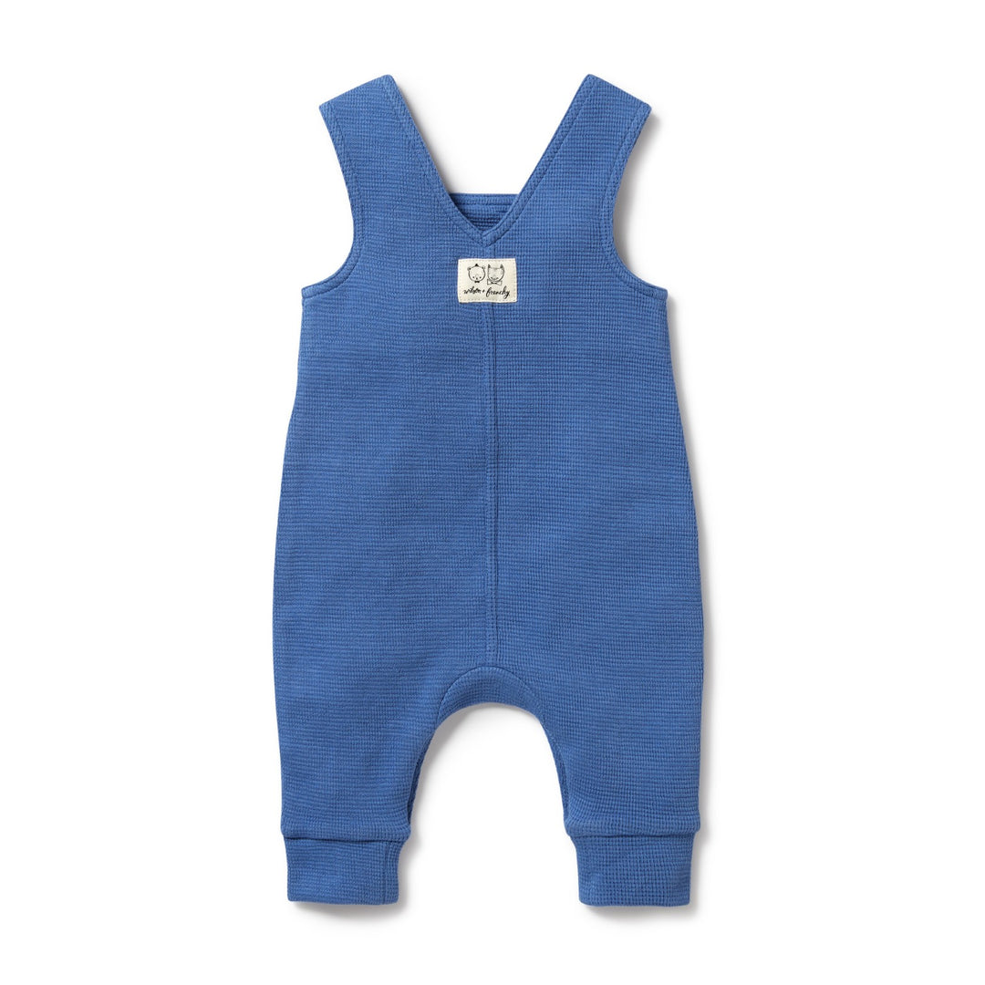 Wilson and Frenchy Organic Waffle Overall - Brilliant Blue