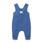 Organic Waffle Overall - Brilliant Blue