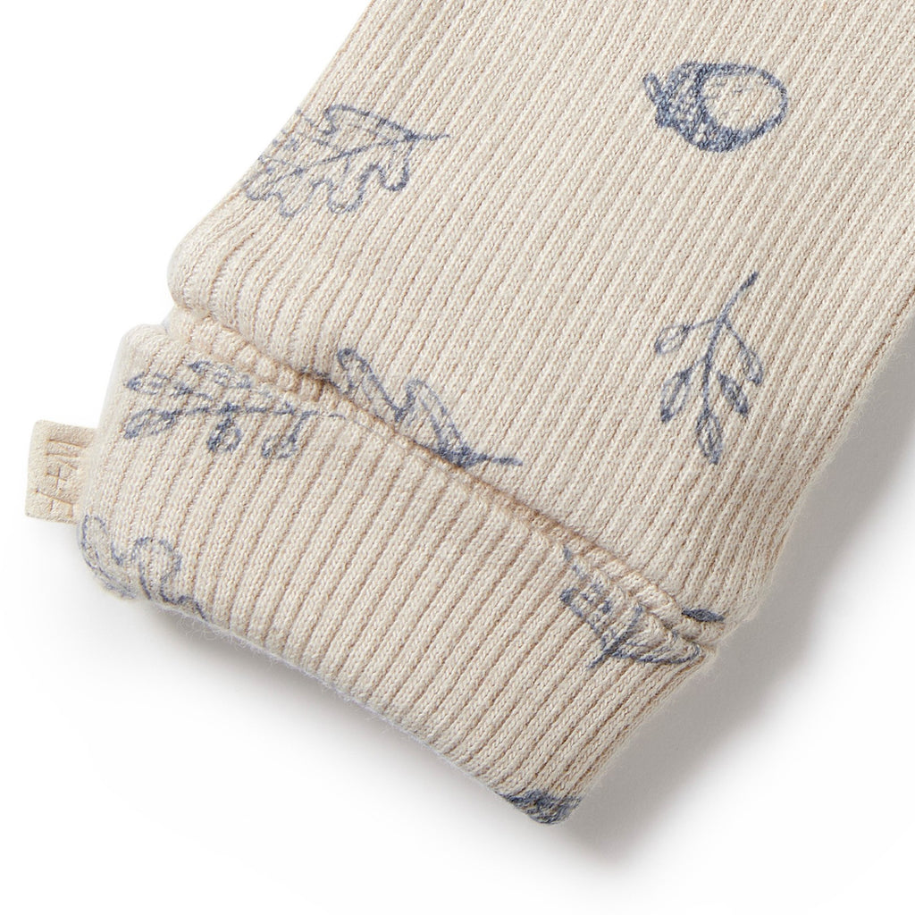 Organic Mittens - Falling Oak