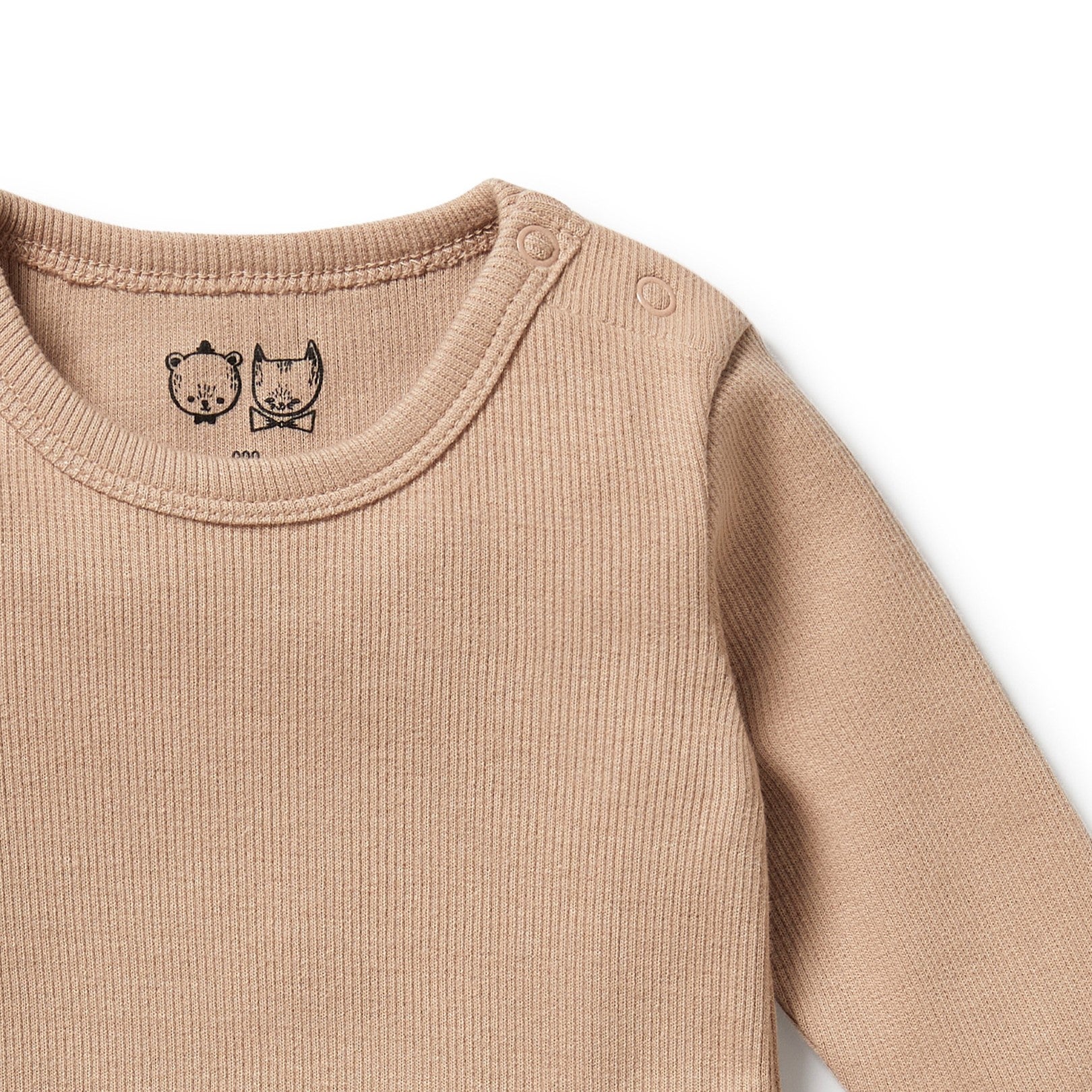 Organic Bodysuit - Fawn