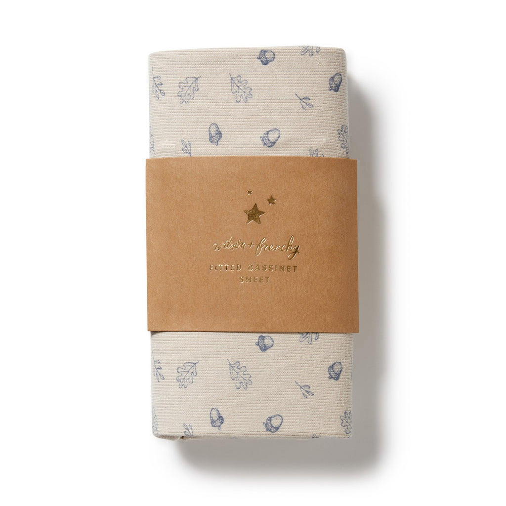 Organic Bassinet Sheet - Falling Oak