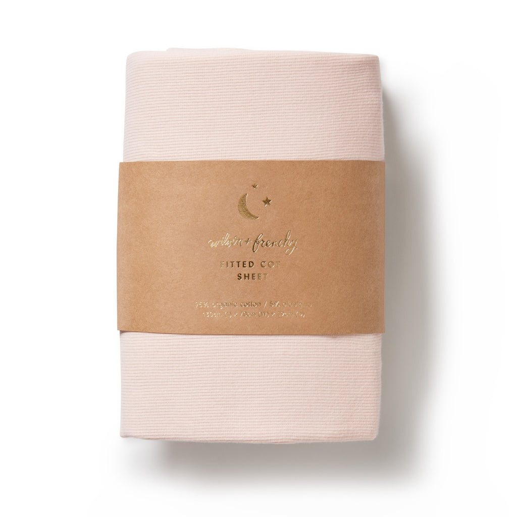 Organic Cot Sheet - Pink
