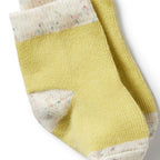 Organic 3 Pack Baby Socks - Endive, Bluebell, Blue